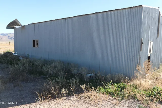 a backyard of a house