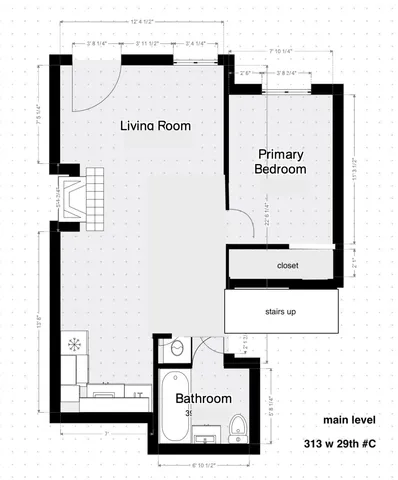$6,500 | 313 West 29th Street, Unit C | Chelsea