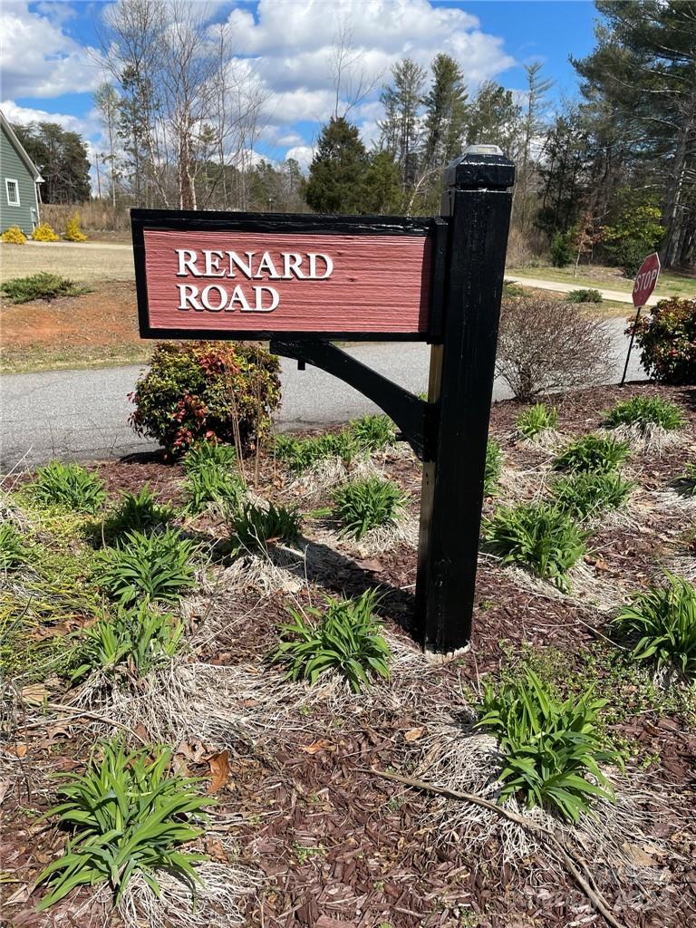 0 Renard Road, Unit 4 Tryon, NC 28782 - Photo 3 of 3 a sign on the side of the road