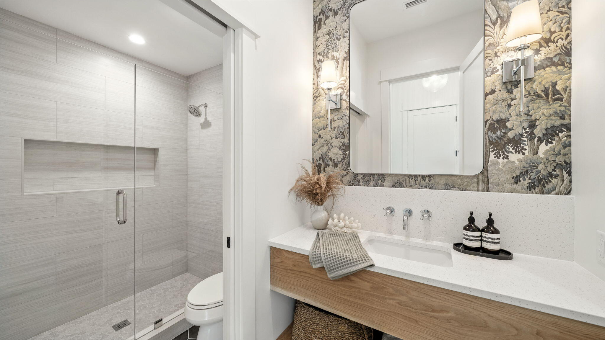 115 Native Tree Lane Santa Rosa Beach, FL 32459 - Photo 7 of 65 a bathroom with a sink toilet a mirror and shower