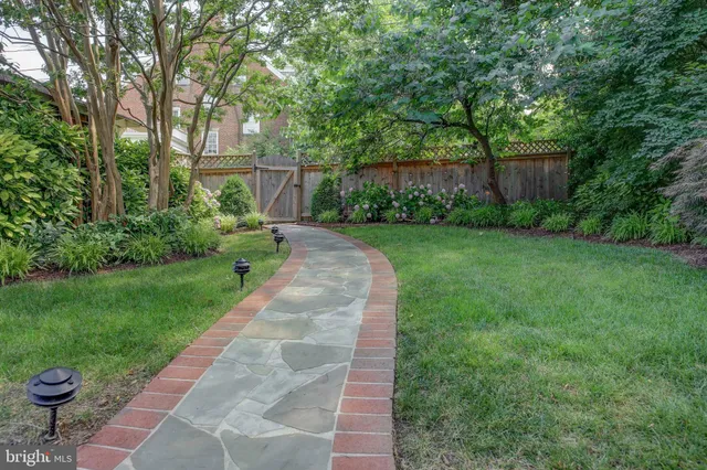 a view of a back yard