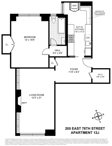 $899,000 | 205 East 78th Street, Unit 12J | Upper East Side