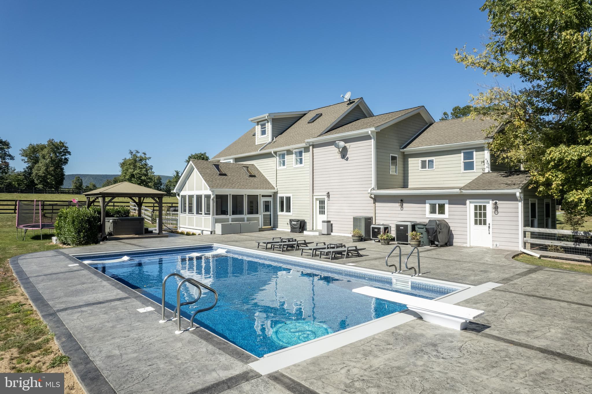 526 Middle Fork Road Cross Junction, VA 22625 - Photo 2 of 111 New salt water pool w/diving board