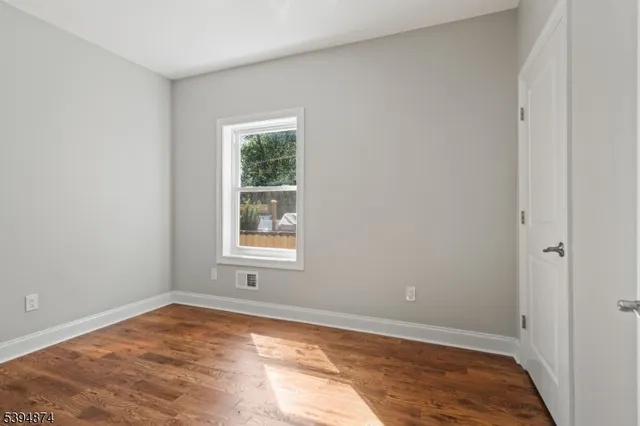 an empty room with window