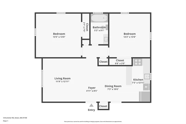 $319,000 | 3 Drummer Road, Unit B3, Acton, MA 01720