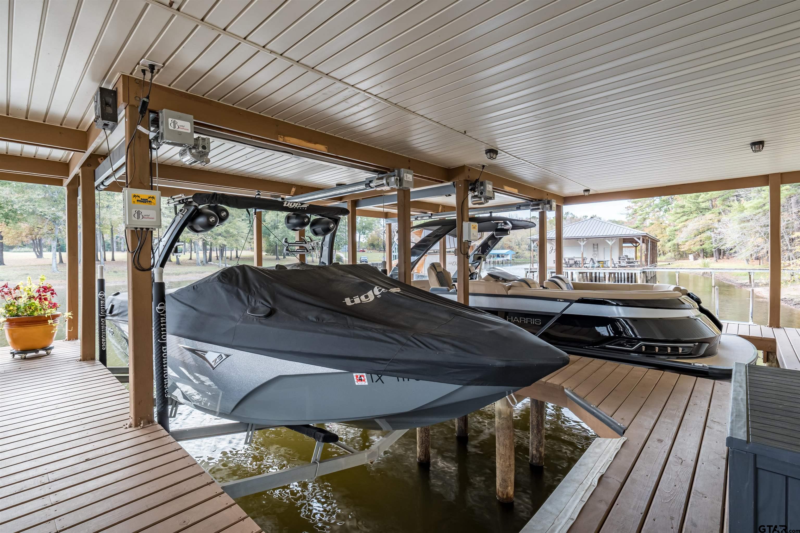17654 Southpoint Road Whitehouse, TX 75791 - Photo 41 of 47 BOAT LIFTS; DESIGNED FOR LARGE BOATS + JET SKI LIFT.