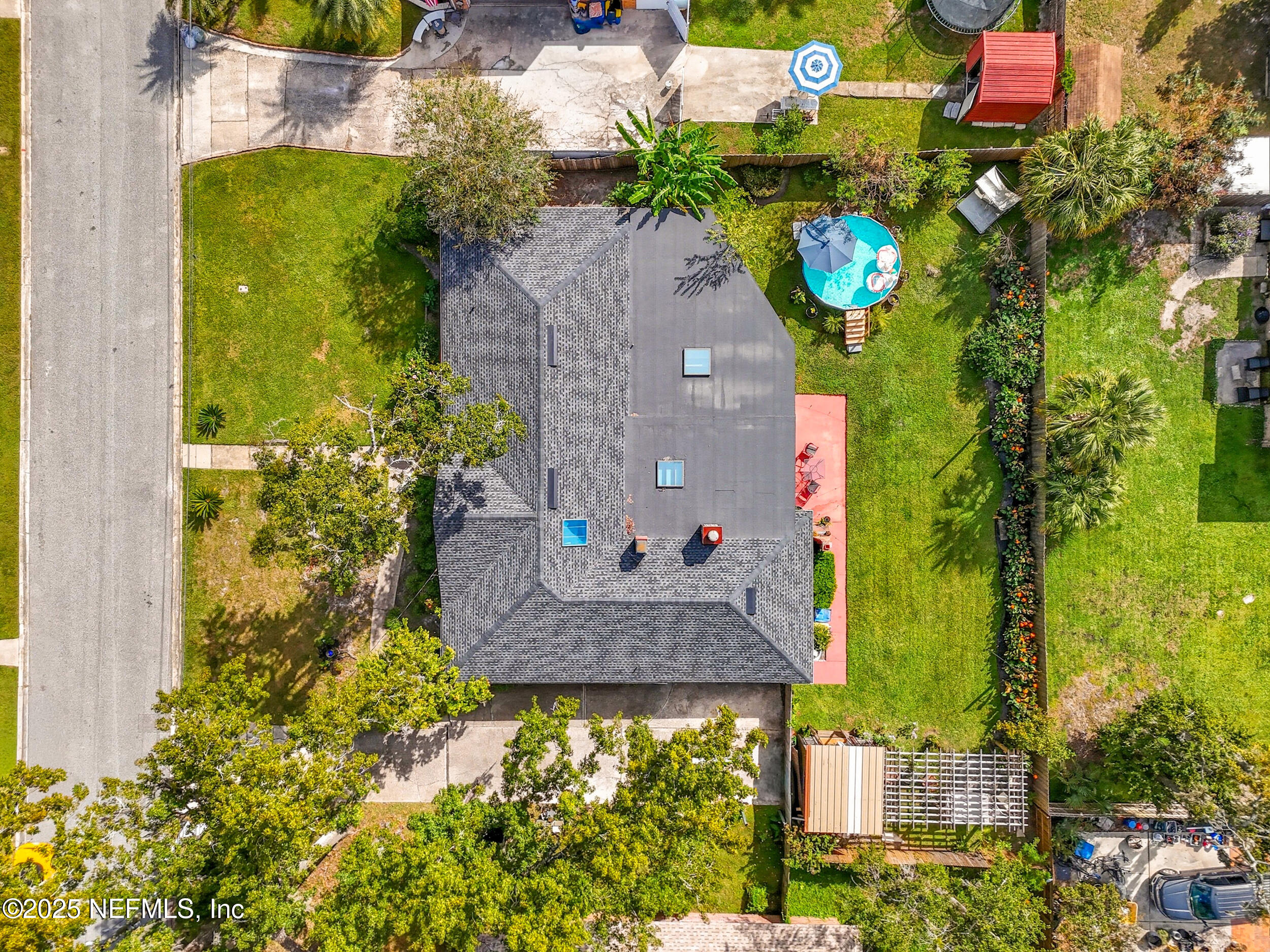 5396 Golf Course Drive Jacksonville, FL 32277 - Photo 43 of 62 an aerial view of residential house with outdoor space and swimming pool