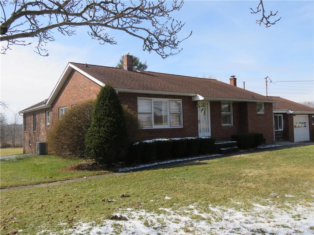 1860 Mercer Grove City Road Mercer, PA 16137 - Photo 1 of 25 Exterior Front 3 bedroom brick rancher in the Mercer Area School District.