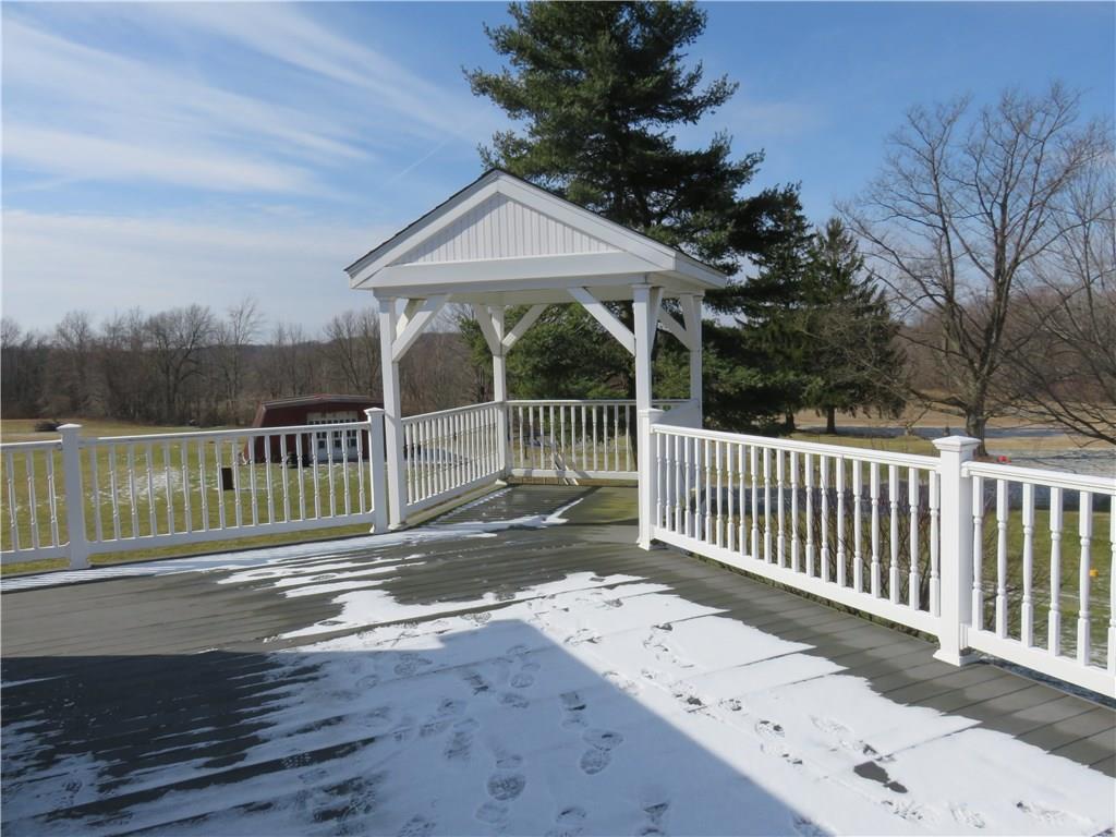 1860 Mercer Grove City Road Mercer, PA 16137 - Photo 5 of 25 Approx.680 sq. ft. of composite deck area with a portion under roof.