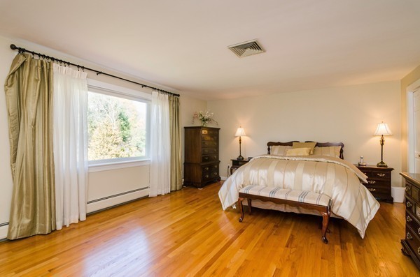 23 Solomon Pierce Road Lexington, MA 02420 - Photo 11 of 26 a bedroom with a bed and wooden floor