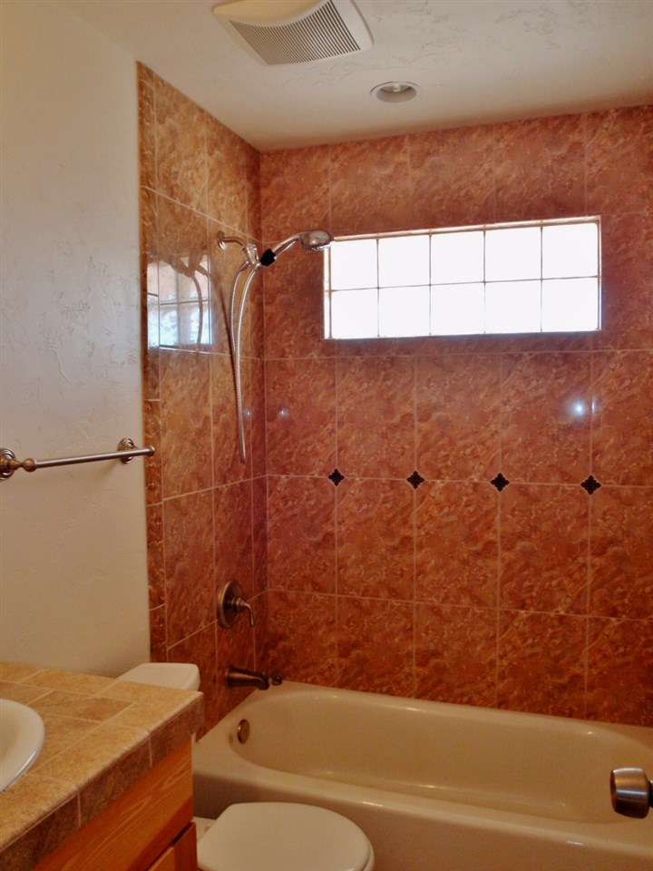 1608 12 Road Loma, CO 81524 - Photo 7 of 22 a bathroom with a granite countertop sink toilet and shower