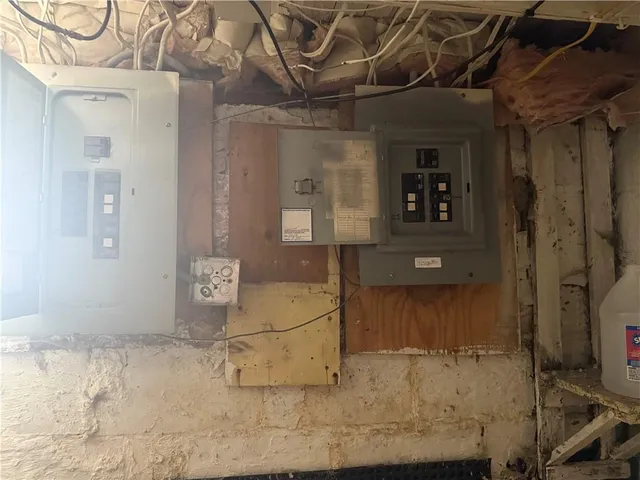 a view of storage and utility room