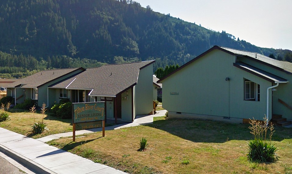 a house view with a garden space