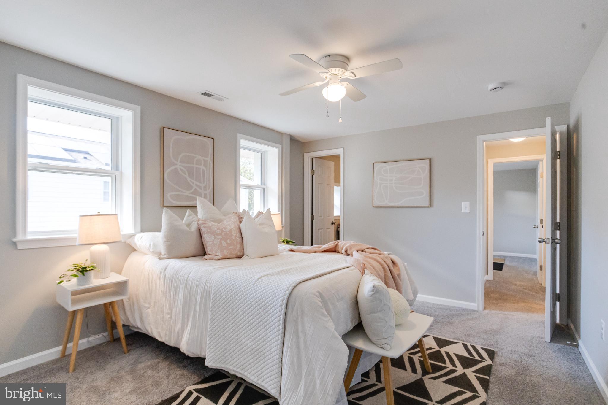 7540 Bay Front Road Sparrows Point, MD 21219 - Photo 44 of 63 Serene bedroom with natural light and style.