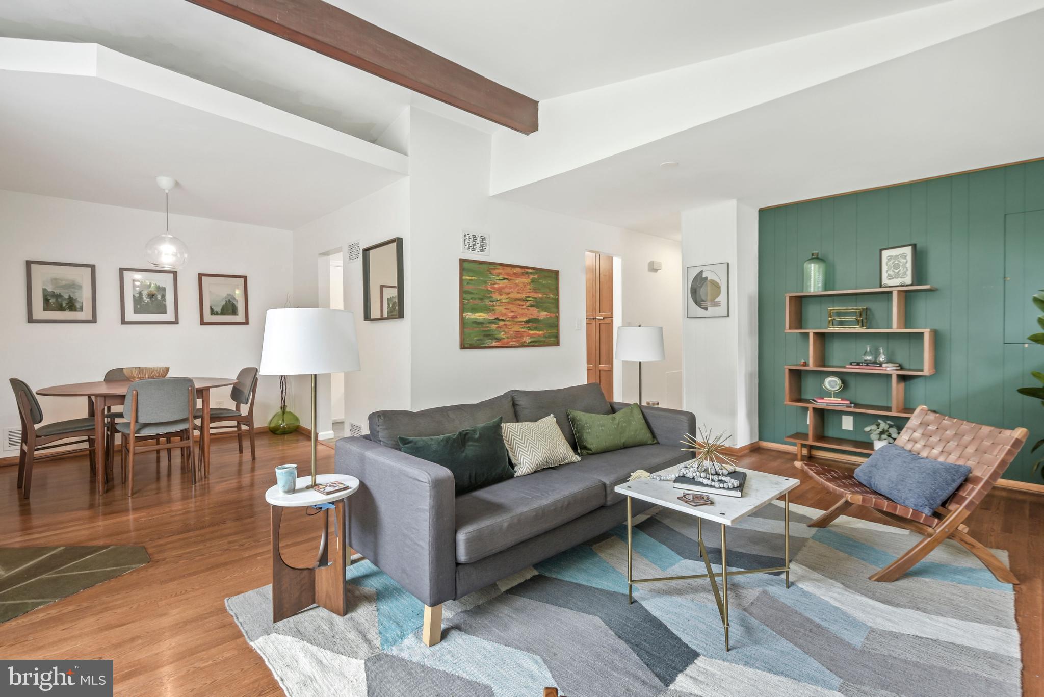 10015 Menlo Avenue Silver Spring, MD 20910 - Photo 4 of 29 Living room with tons of light & high ceilings