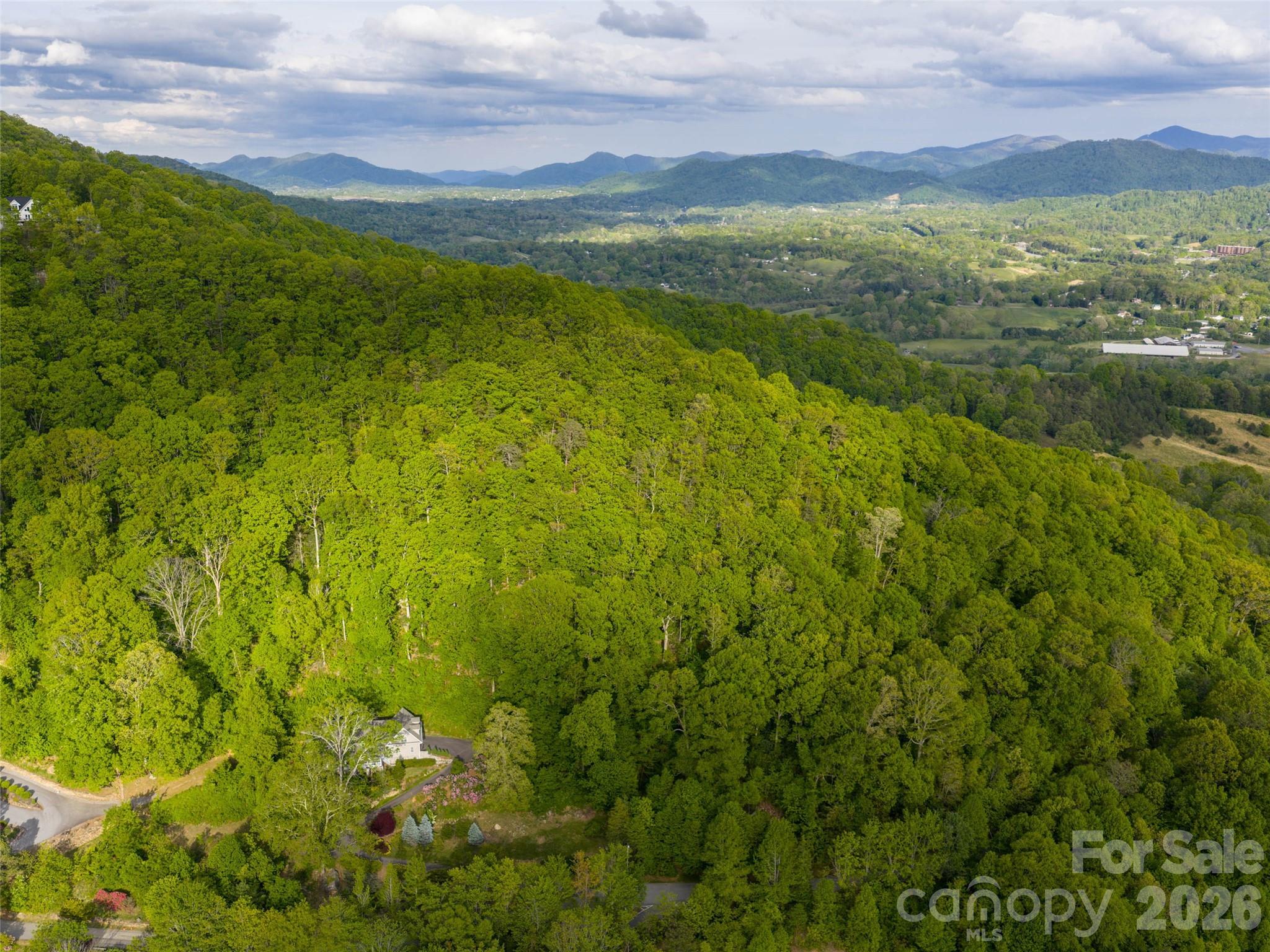 Lot 13 Breckenridge Road Waynesville, NC 28785 - Photo 11 of 13 a view of an aerial view of residential houses with outdoor space and mountain view