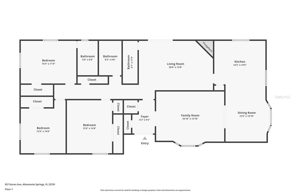 557 Karen Avenue Altamonte Springs, FL 32701 - Photo 35 of 35 a picture of a room with a white wall and a white wall