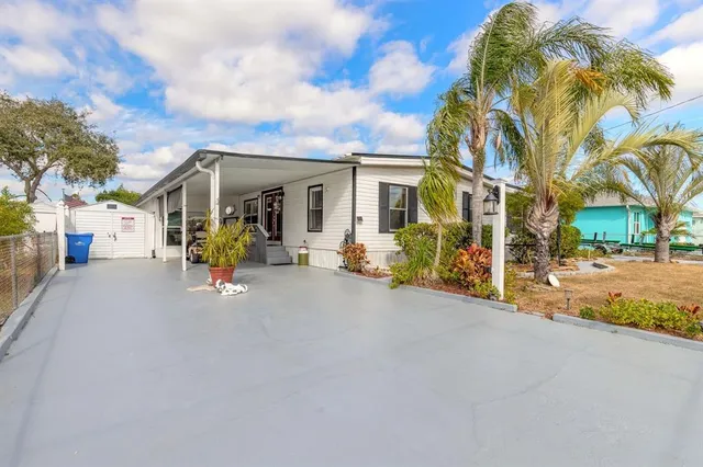 a view of a house with a outdoor space