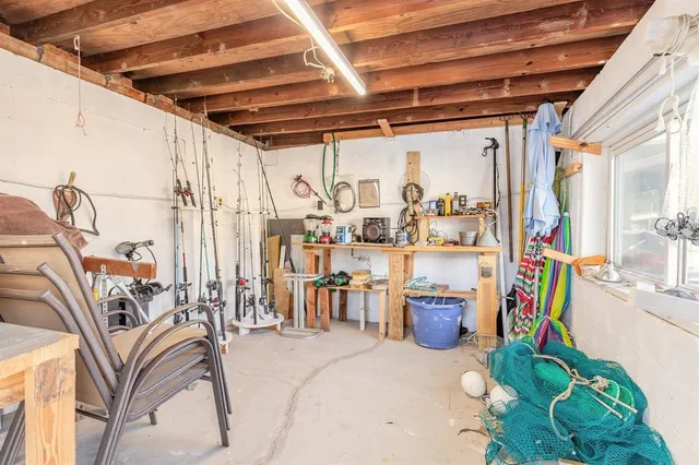 a view of storage and utility room