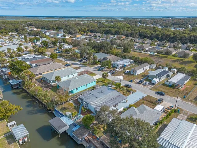 a view of a city with ocean view