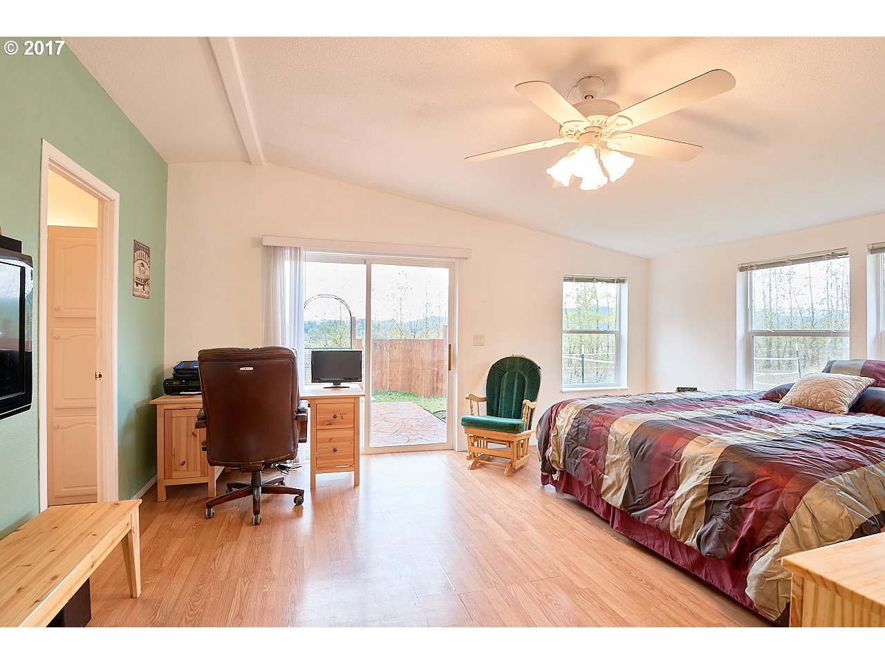 47765 Southwest Hebo Road Grand Ronde, OR 97347 - Photo 12 of 31 a bedroom with furniture and a window