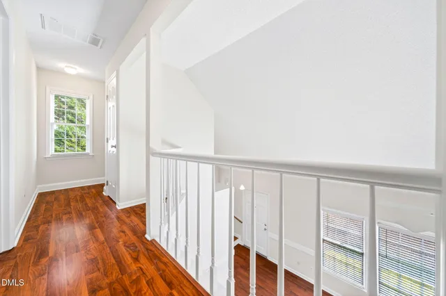 an aerial view of a house having outdoor space