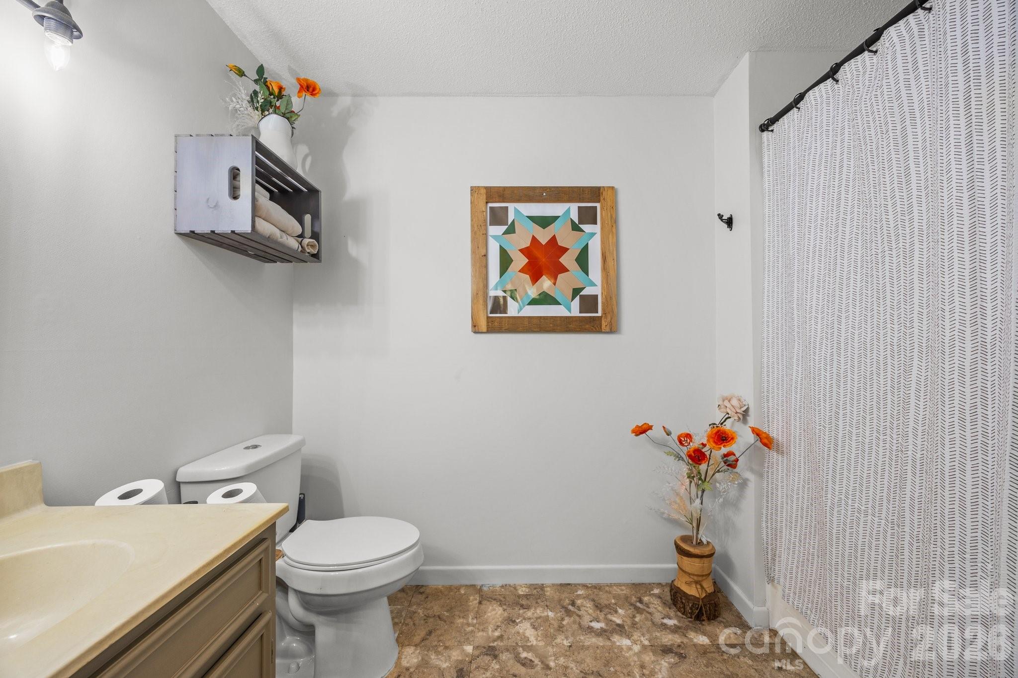 774 Belleview Road Franklin, NC 28734 - Photo 29 of 36 a bathroom with a toilet sink and mirror