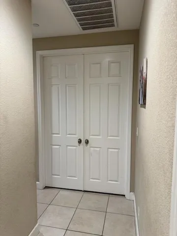 a view of front door