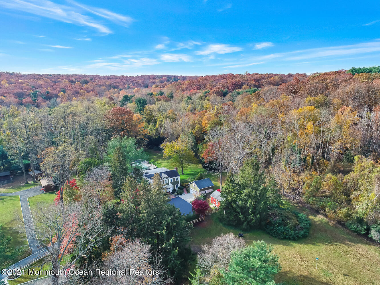 a view of a city with mountains in the background