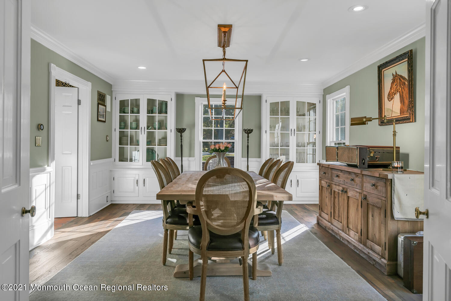 122 Browns Dock Road Middletown, NJ 07716 - Photo 13 of 54 a view of a dining room with furniture window and outside view