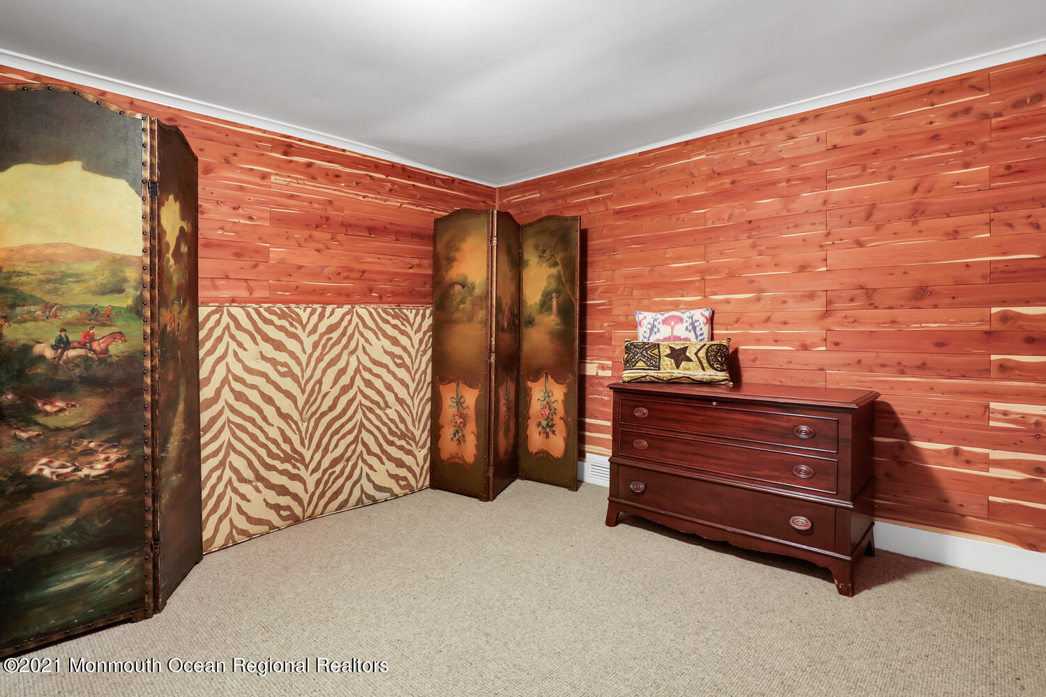 122 Browns Dock Road Middletown, NJ 07716 - Photo 30 of 54 a bedroom with a bed and a dresser next to a large window