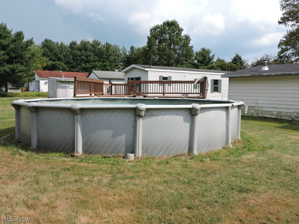 688 Fox Lake Road Wooster, OH 44691 - Photo 16 of 16 Above ground pool with deck.