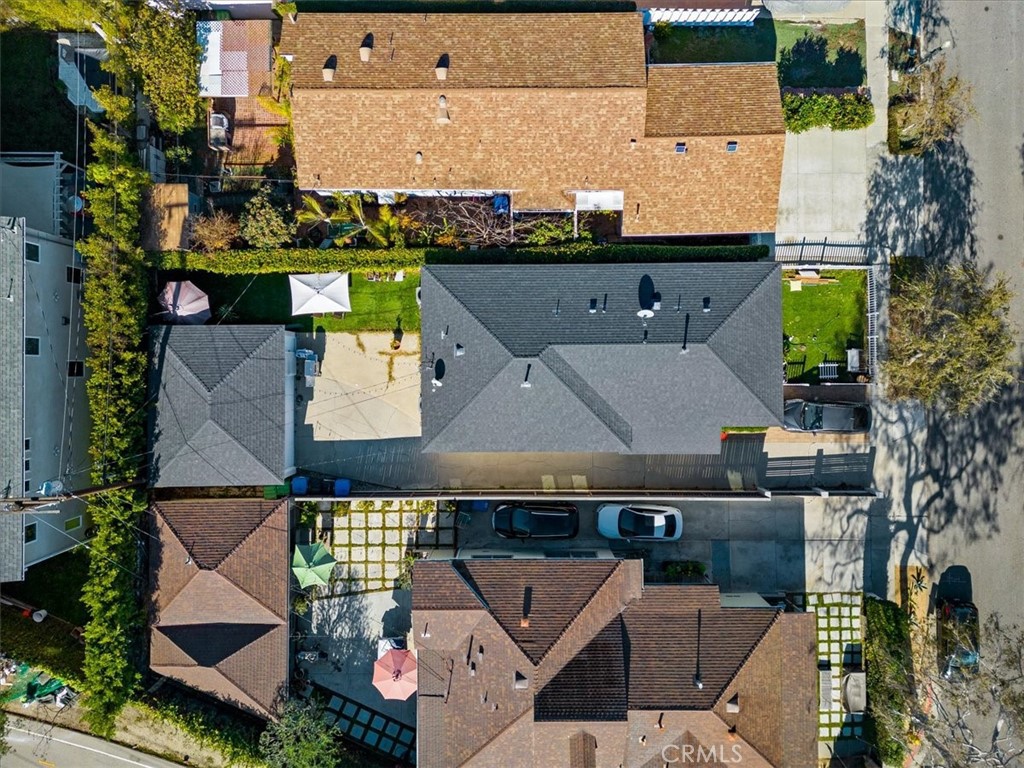 3443 Sherbourne Drive Culver City, CA 90232 - Photo 14 of 21 an aerial view of a house with a garden