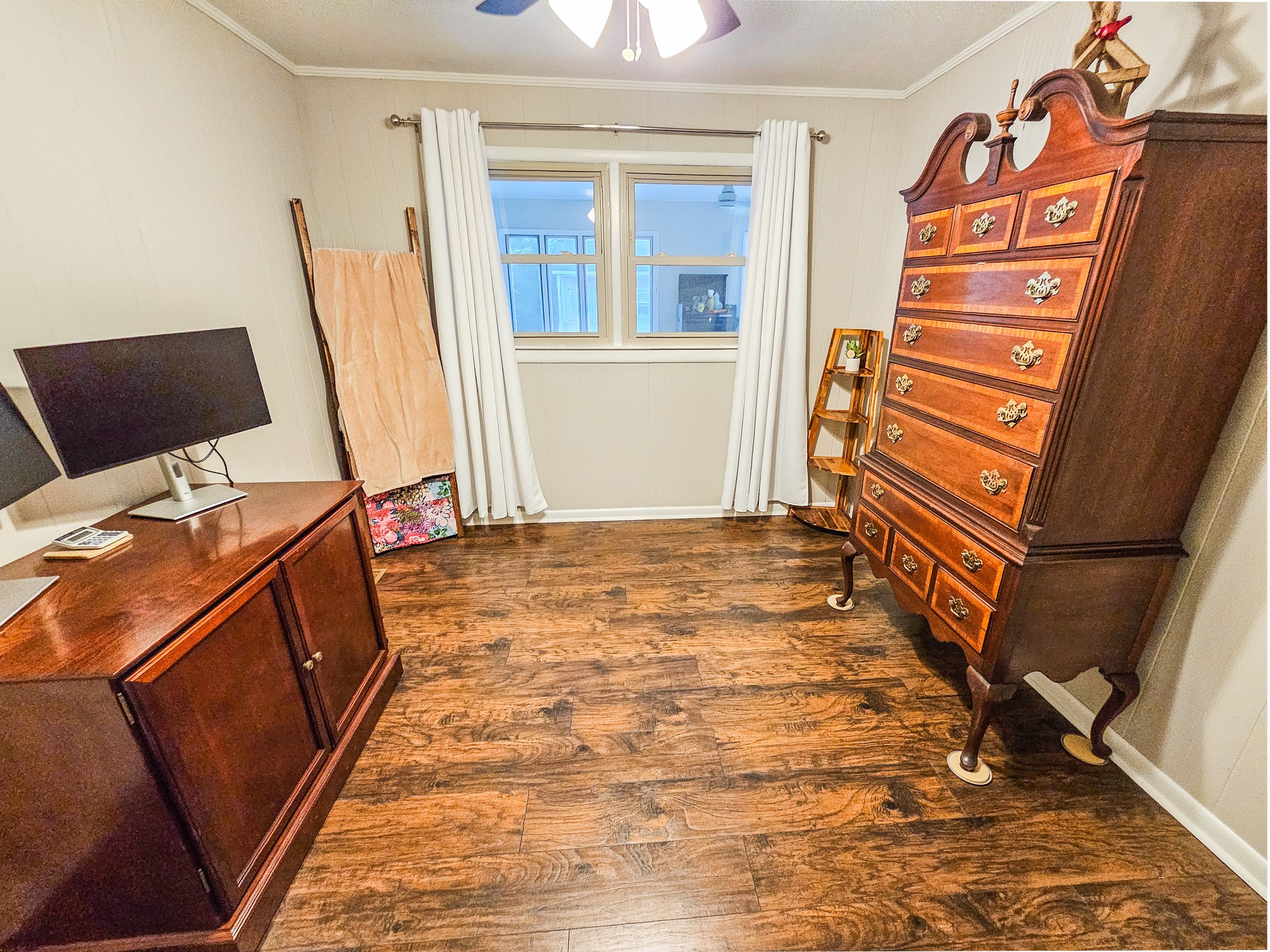 300 Longview Drive Pulaski, TN 38478 - Photo 26 of 35 a view of a bedroom with wooden floor and a window