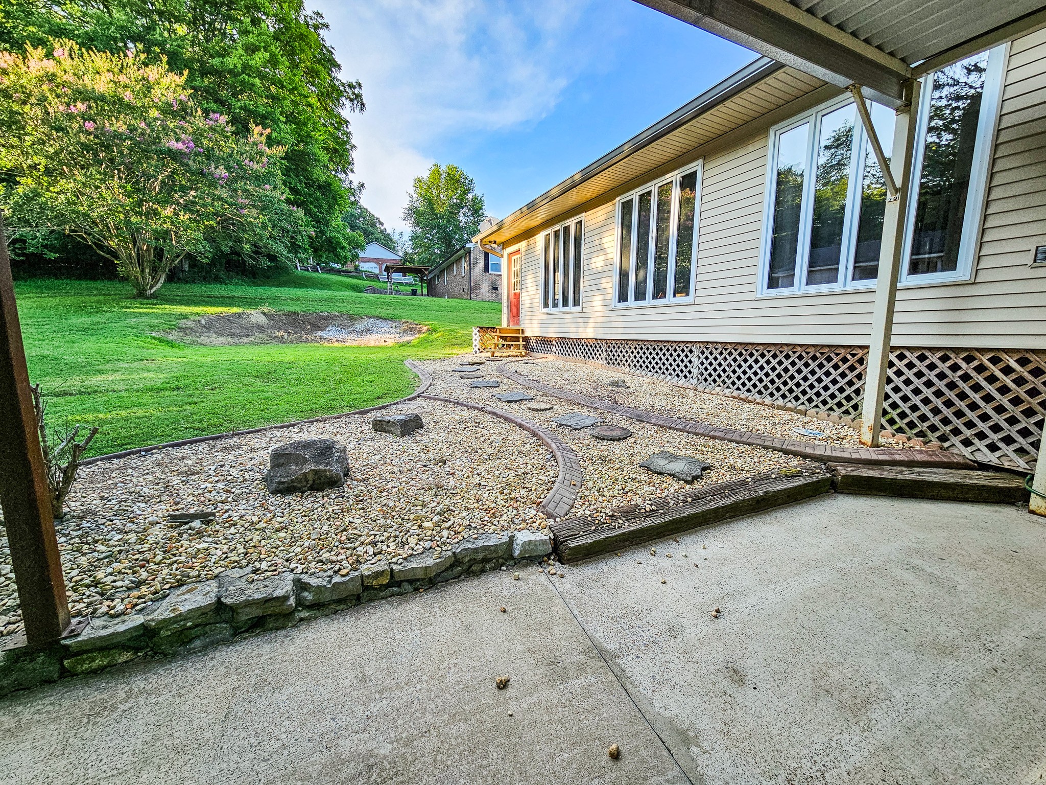 300 Longview Drive Pulaski, TN 38478 - Photo 31 of 35 a view of a backyard with a garden