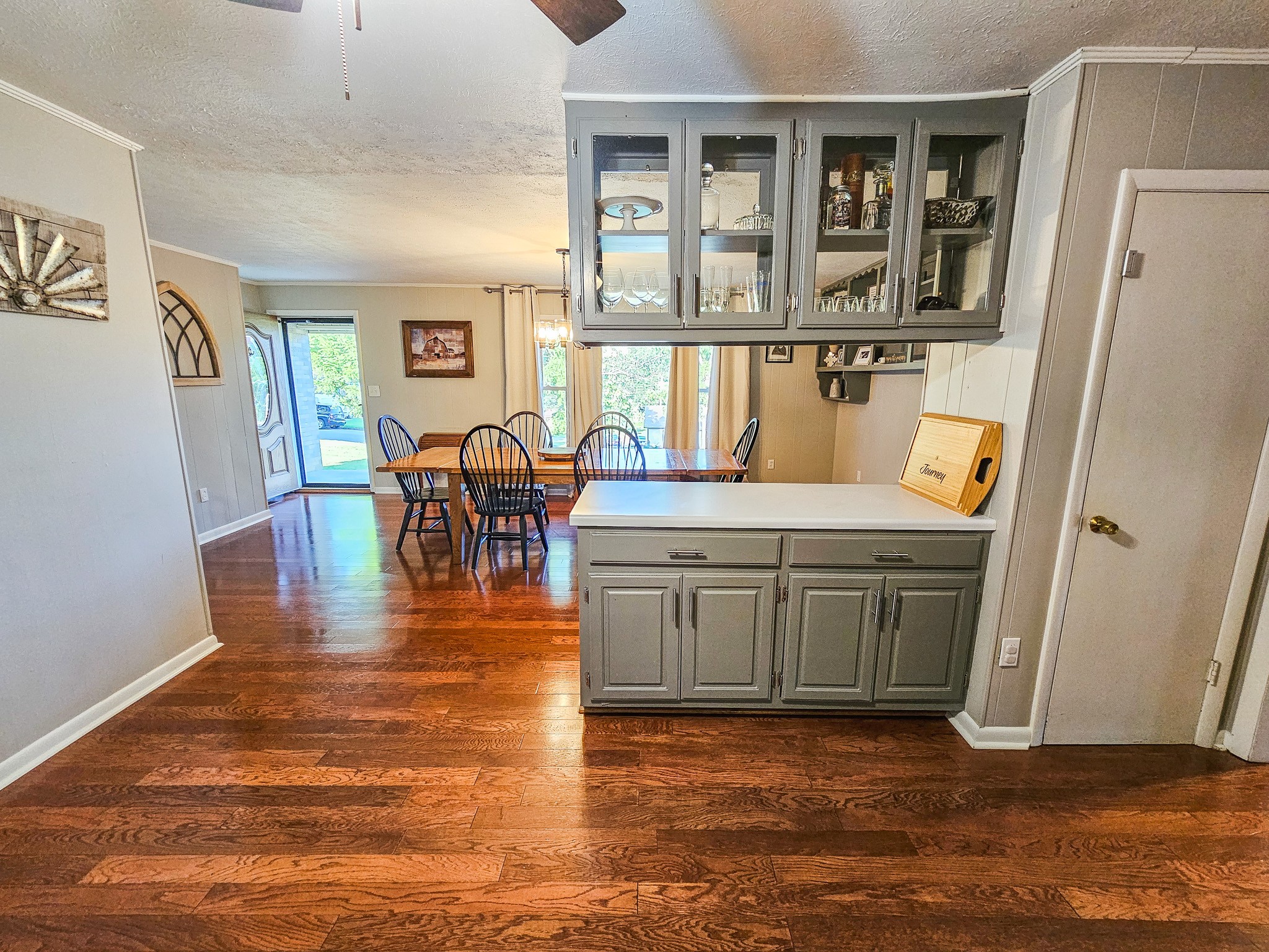 300 Longview Drive Pulaski, TN 38478 - Photo 9 of 35 a view of a kitchen with furniture and wooden floor