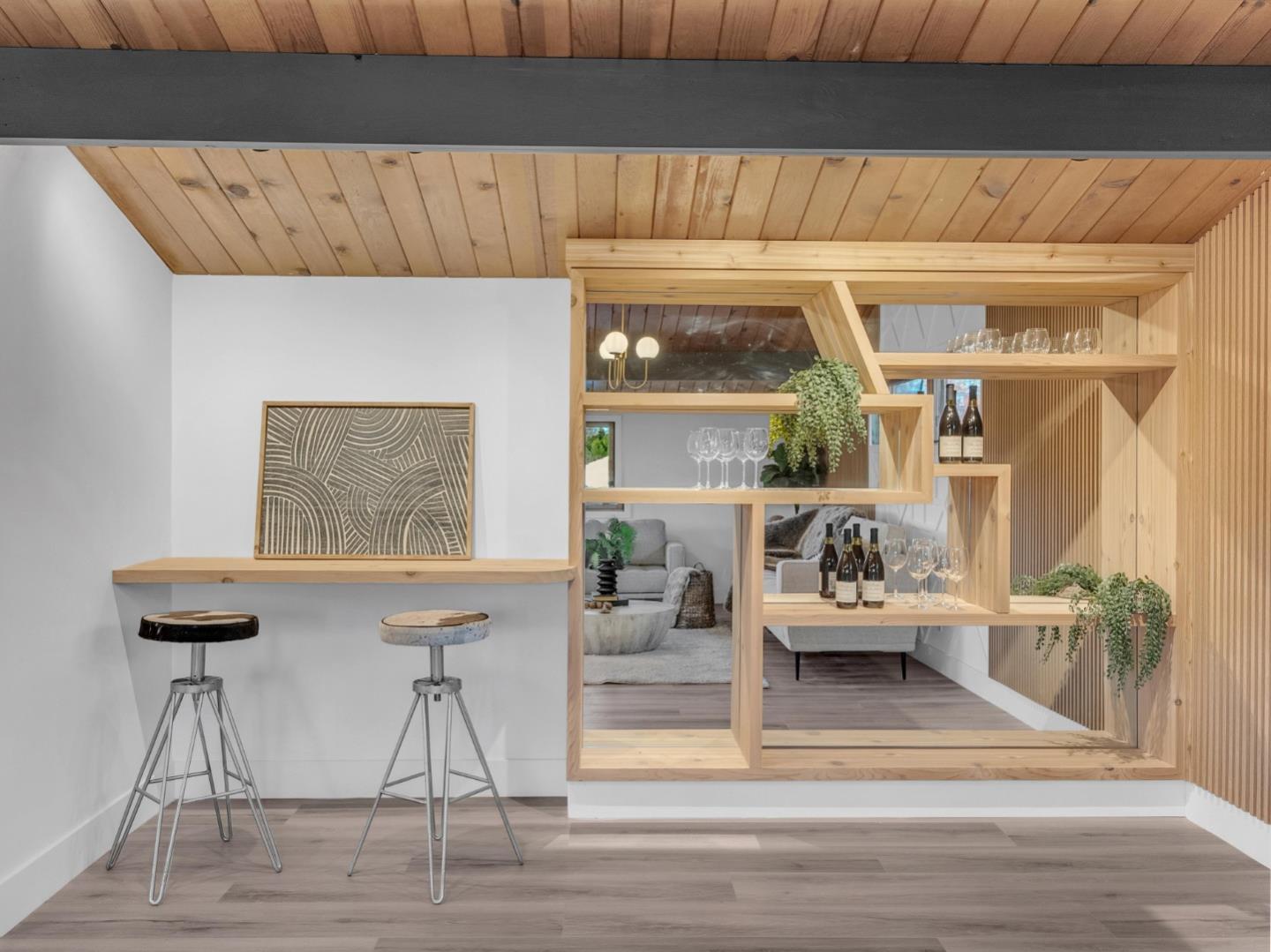 2303 Gunar Drive San Jose, CA 95124 - Photo 28 of 42 a living room with a table and a fireplace