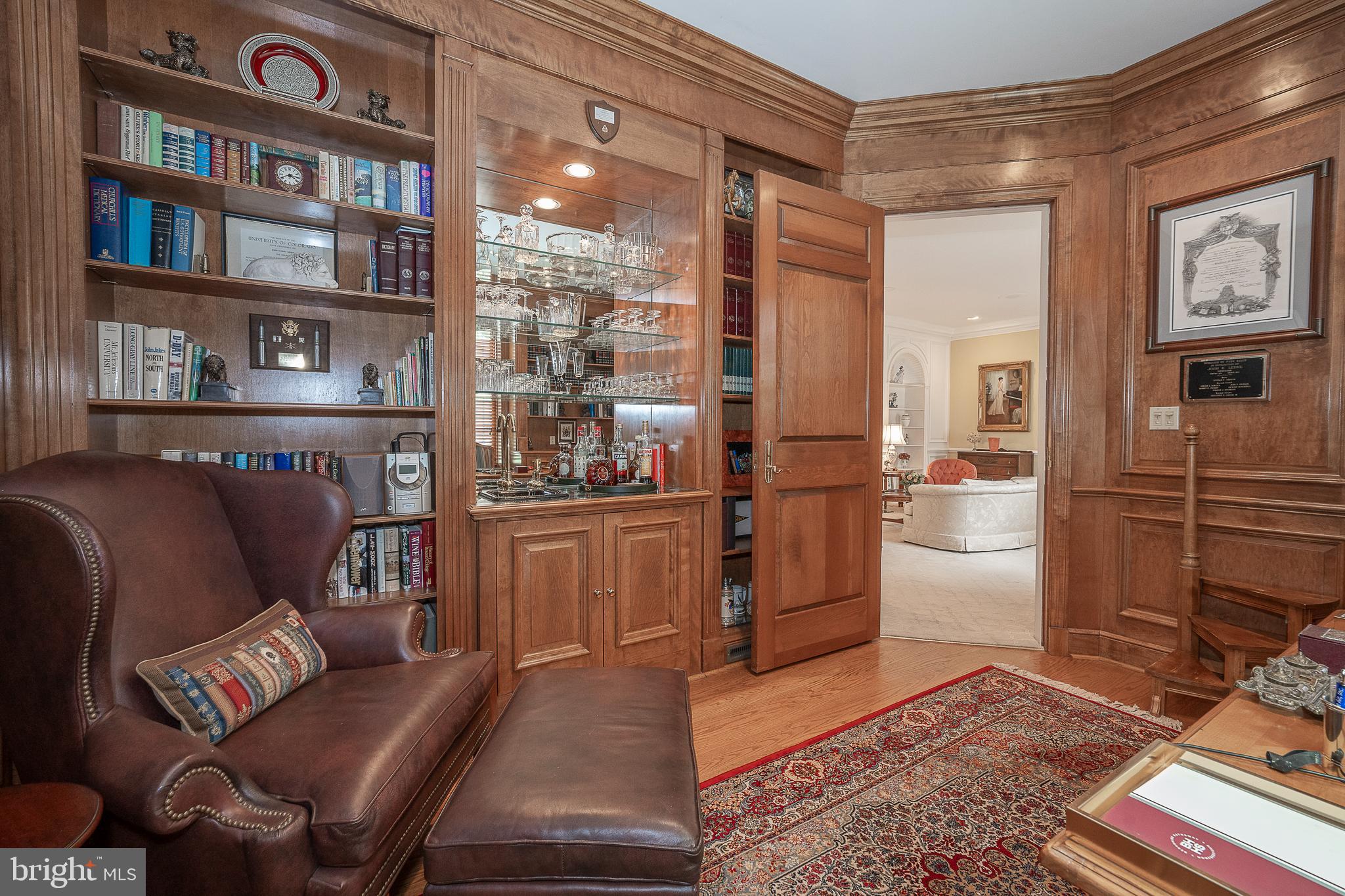 225 Ravenscliff Road Wayne, PA 19087 - Photo 8 of 76 Library/Office with wet bar