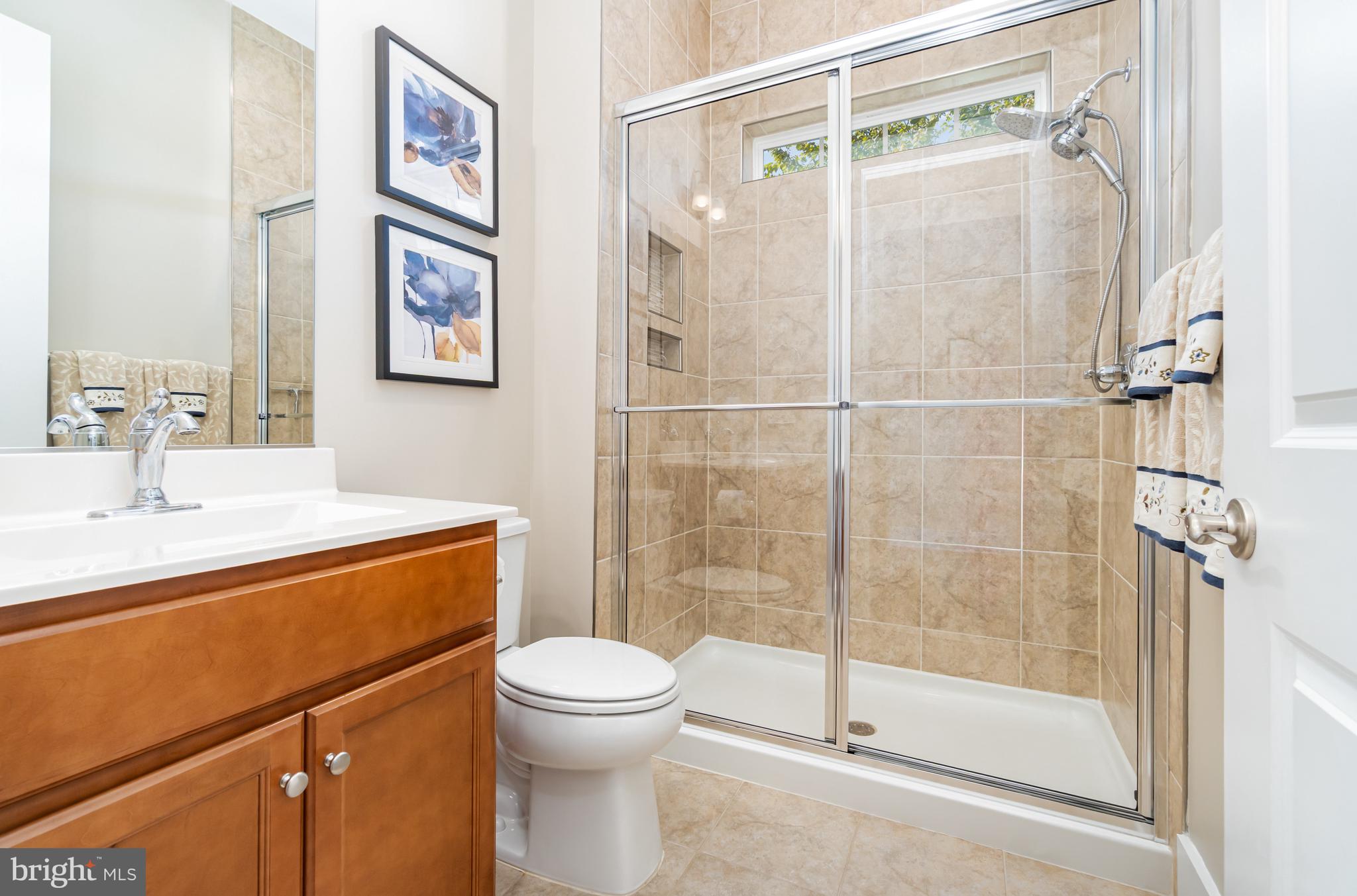 173 Lively Stream Way Gettysburg, PA 17325 - Photo 25 of 59 a bathroom with a shower a toilet and a sink
