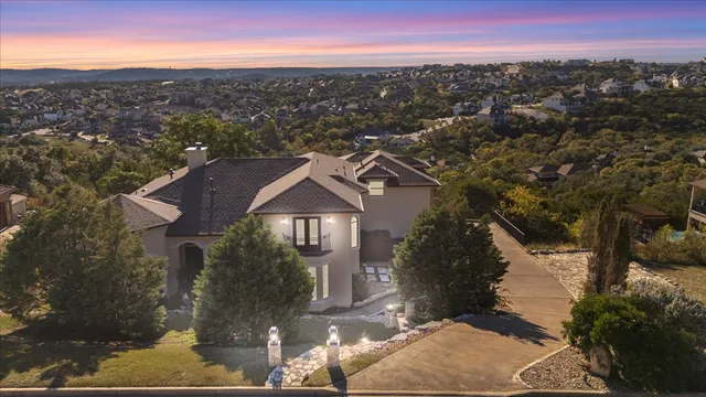 a view of a city with tall buildings