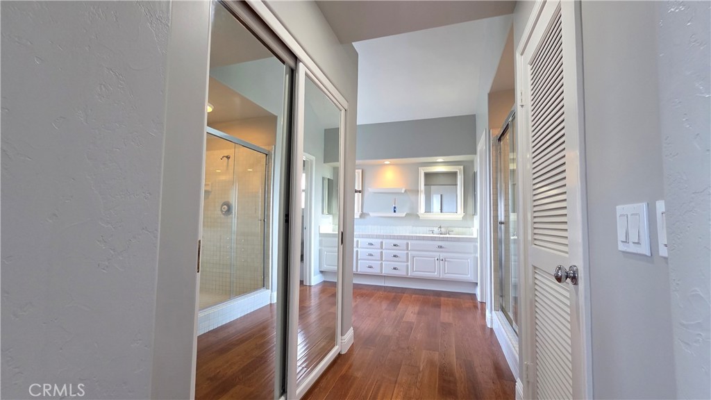 8 Miranda Irvine, CA 92603 - Photo 24 of 32 a view of a hallway with wooden floor