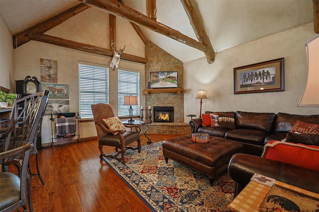 222 Bayne Road Haslet, TX 76052 - Photo 30 of 40 Fireplace in guest house/ mother in law suite
