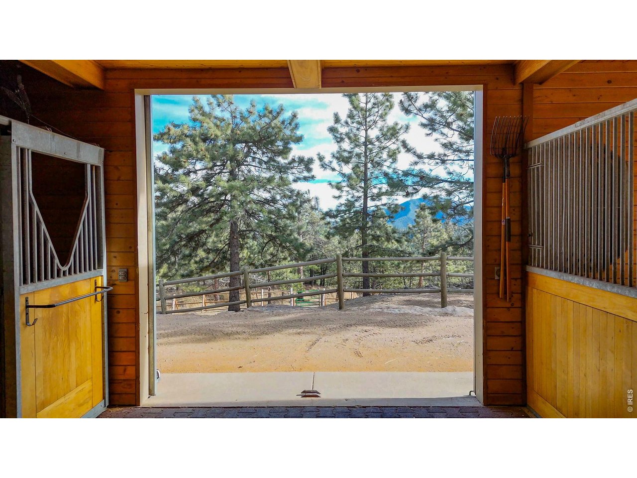 7321 Flagstaff Road Boulder, CO 80302 - Photo 46 of 50 View through barn