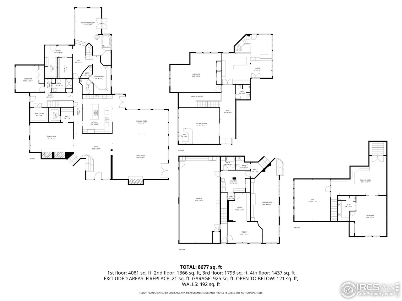 7321 Flagstaff Road Boulder, CO 80302 - Photo 50 of 50 Floor plans
