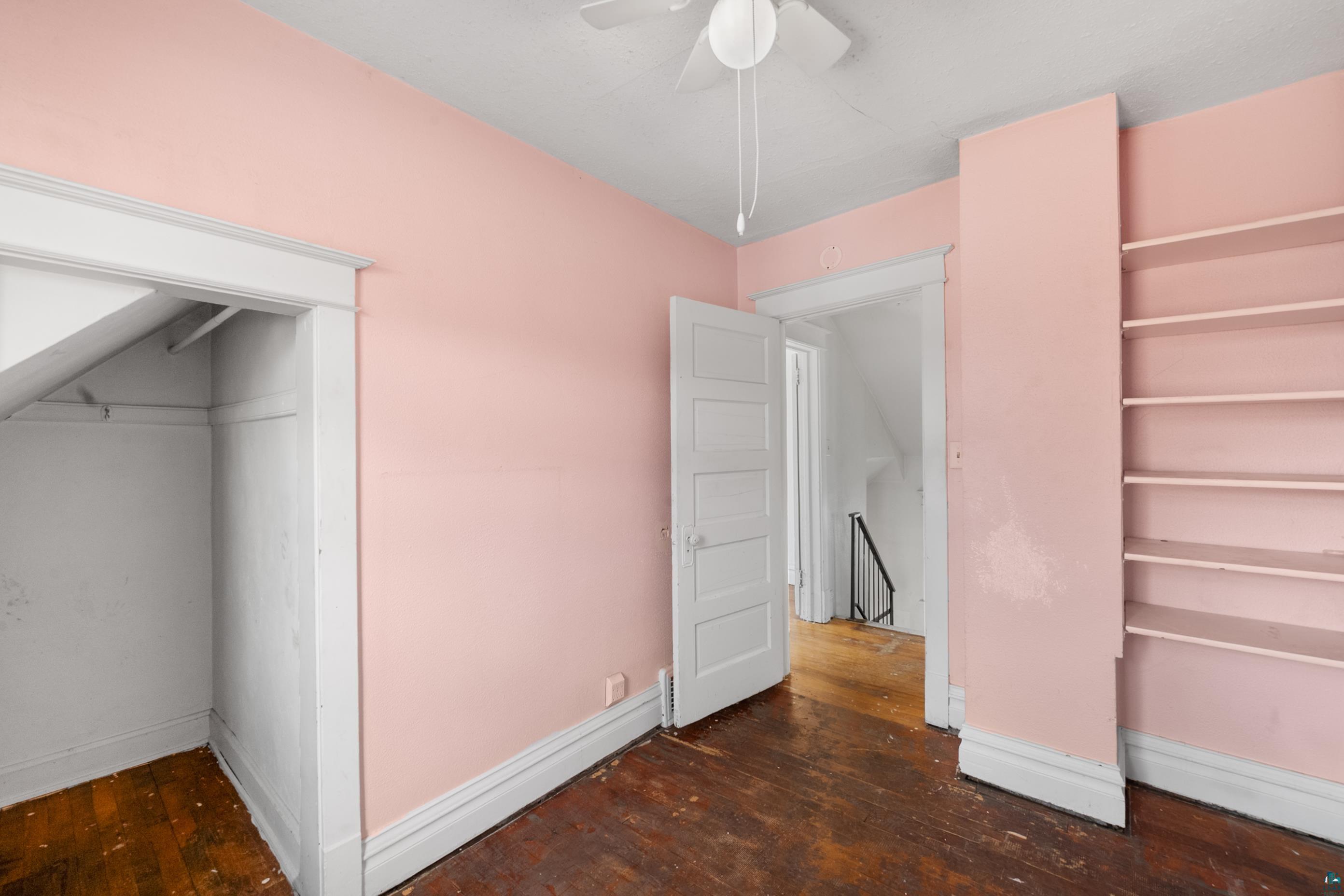 3067 Restormel Street Duluth, MN 55806 - Photo 13 of 25 Room featuring wood-finish flooring and a ceiling fan