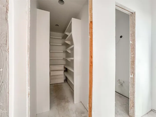 a view of water heater room