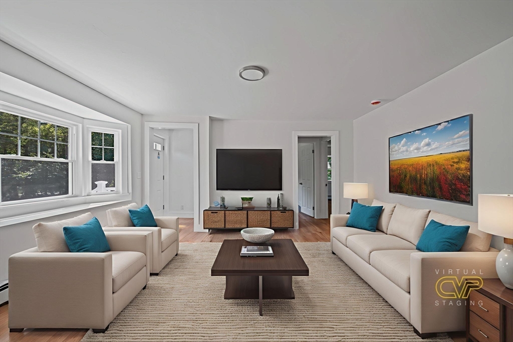 282 Parker Road Barnstable, MA 02668 - Photo 8 of 17 a living room with furniture and a flat screen tv