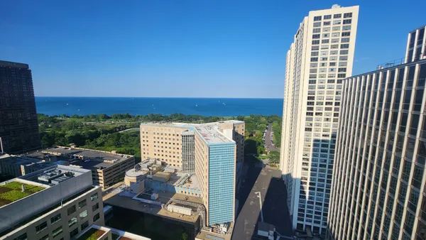 a view of balcony with seating space