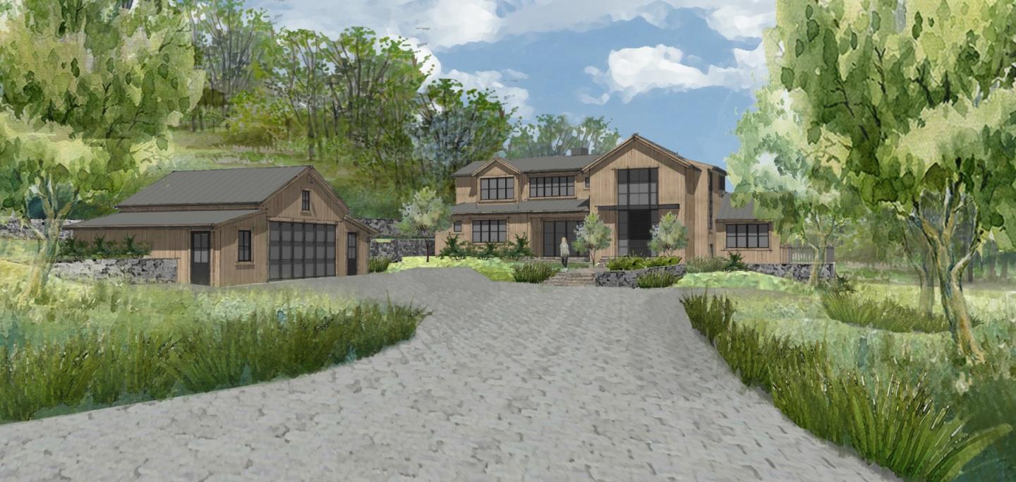 308 Olive Hill Lane Woodside, CA 94062 - Photo 1 of 9 a front view of a house with a garden
