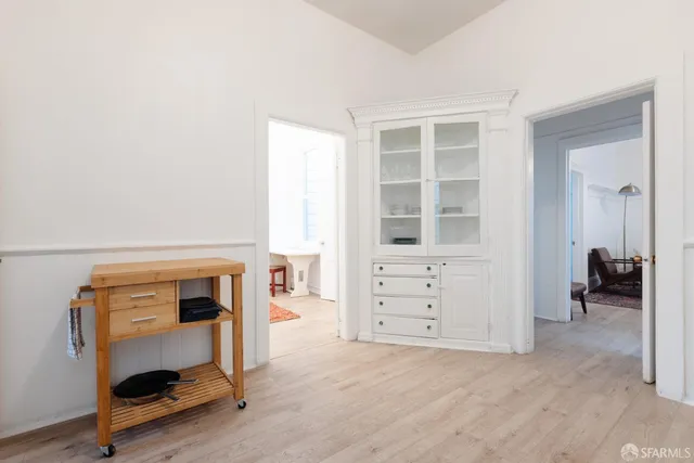 wooden floor and window in a room